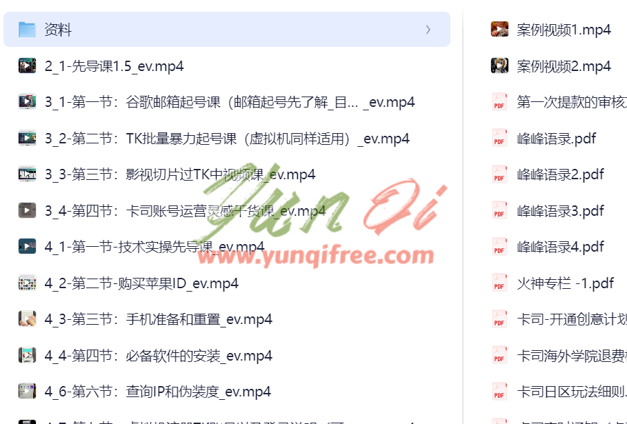 图片[1]-TK电商起号到变现全流程课程-云起