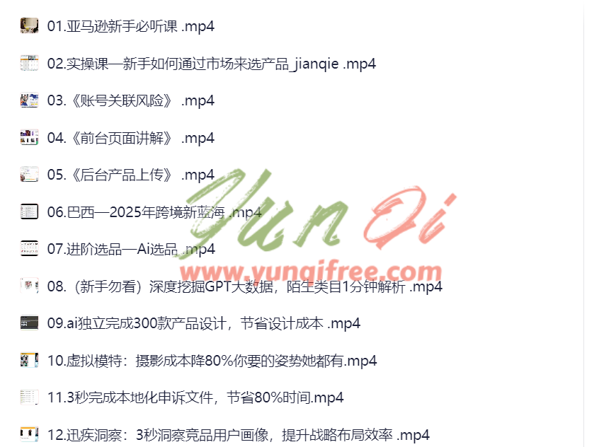 亚马逊运营实战课程：从入门到精通一站掌握-云起