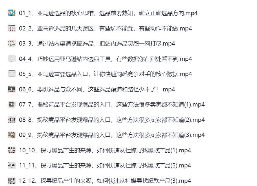 图片[1]-快速掌握亚马逊选品技巧：系统课程全解析-云起