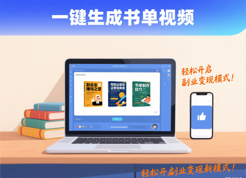 一键生成书单视频,轻松开启副业变现新模式!- 云起